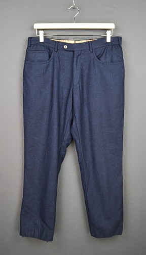 Isaia napoli 100 wool blue - wool,
