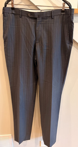 Isaia napoli gray pinstripe - isaia,